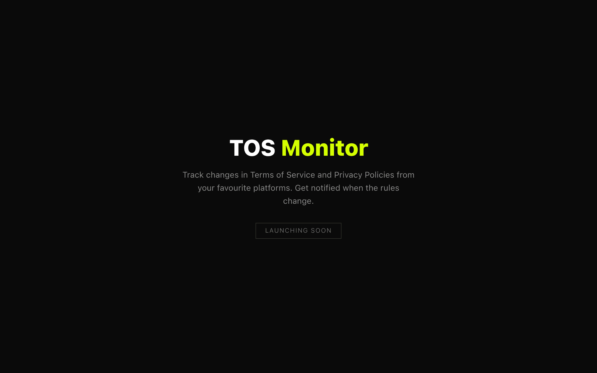 TOS Monitor